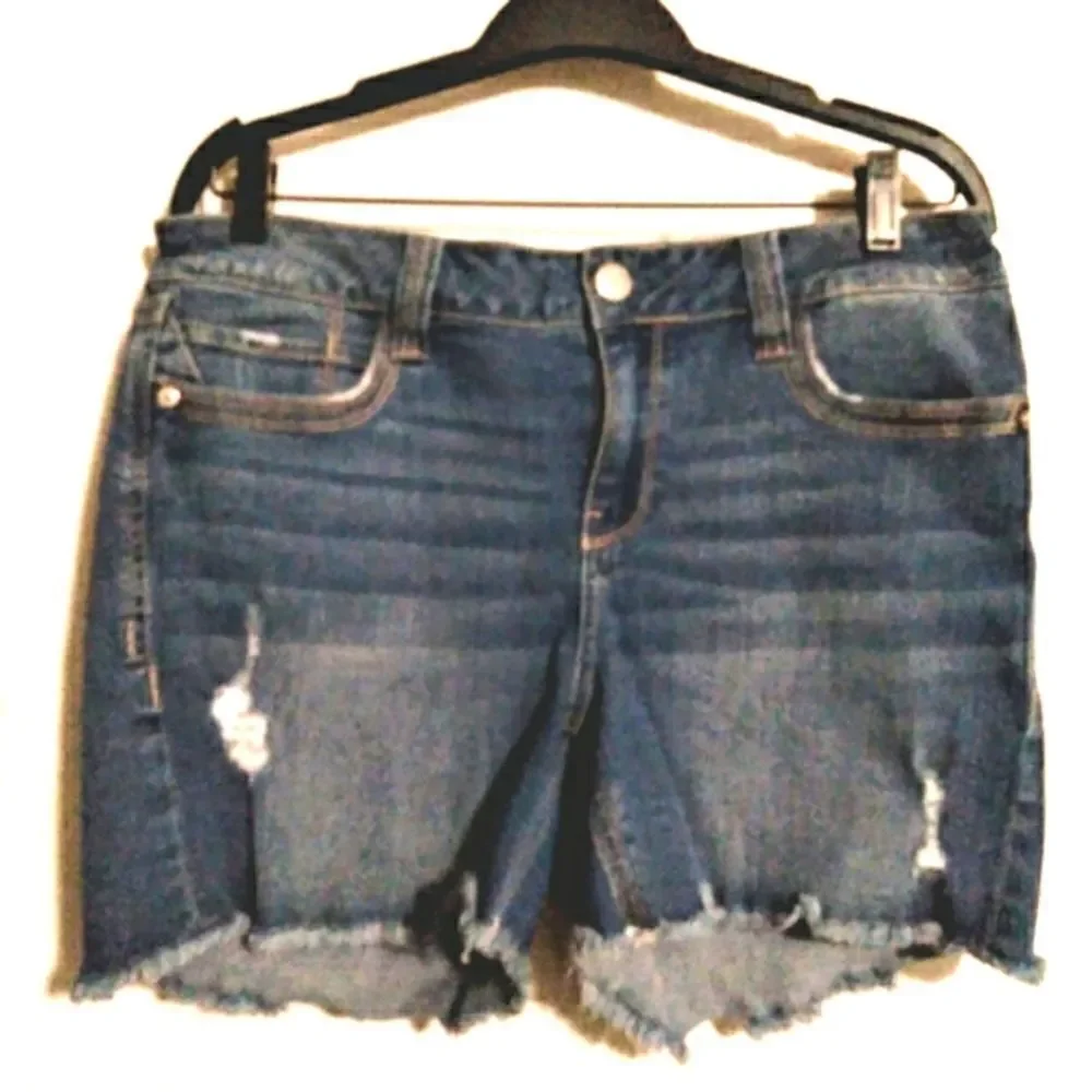 Seven 7 Distressed Jean Shorts Size 12